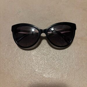 Versace VE4338 Cat Eye Polarized Sunglasses in Black and Gold
